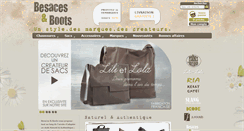 Desktop Screenshot of besacesandboots.com